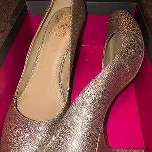Vince Camuto Champagne Gold Heels